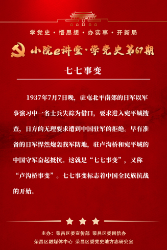 小院e讲堂·学党史 第67期