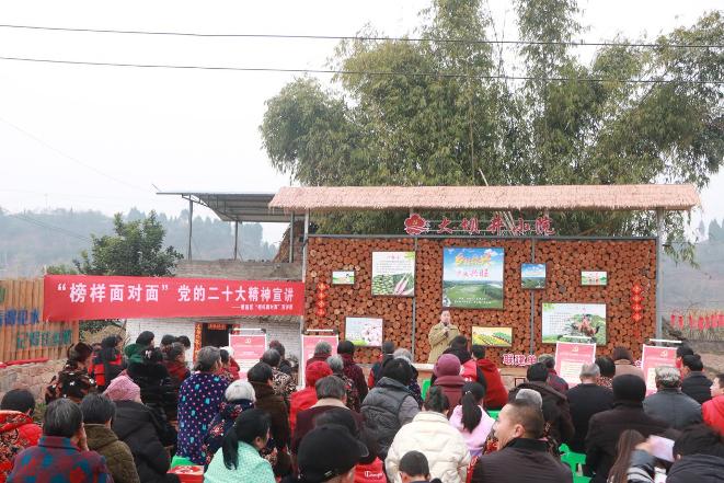 【学习宣传贯彻党的二十大精神】吴家镇：“榜样面对面”党的二十大精神宣讲进小院