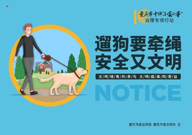 重庆市十件“小案小事”治理专项行动之文明养犬
